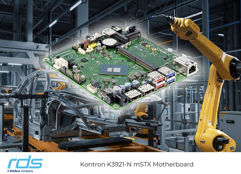 Compact motherboard features outstanding performance and functionality